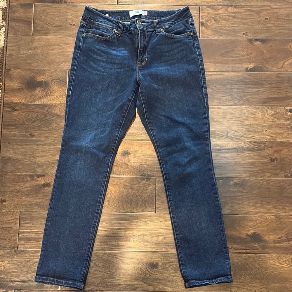 CAbi Blue Slim Jeans Classic Style - high and straight